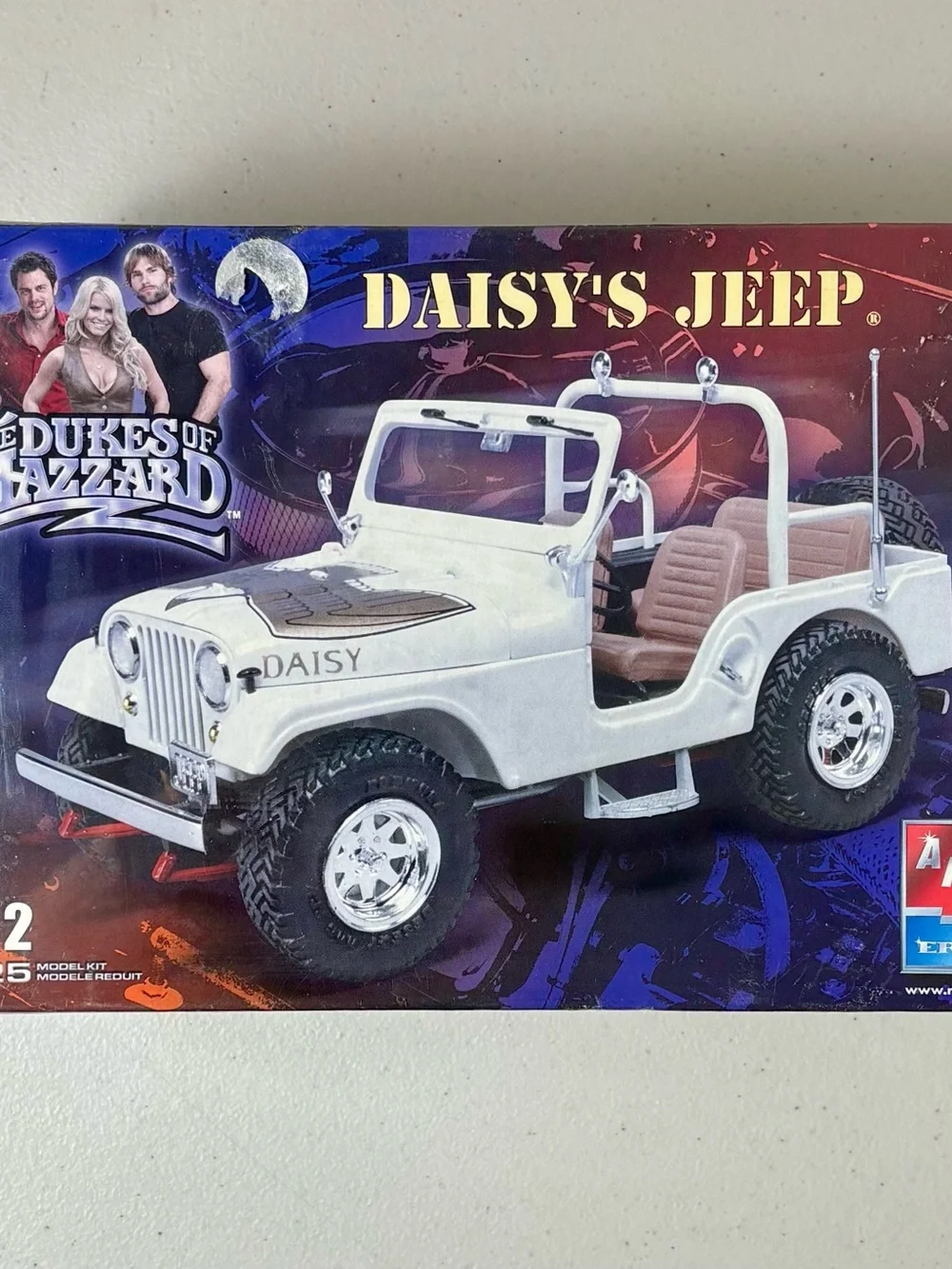 Dukes Of Hazzard Movie: Daisy’s Jeep: Model Kit New Sealed